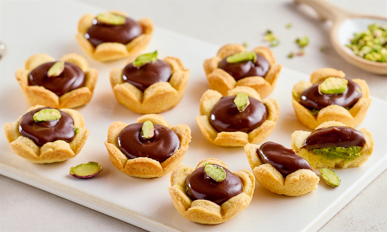 Antep Fıstıklı Çiçek Tartolet