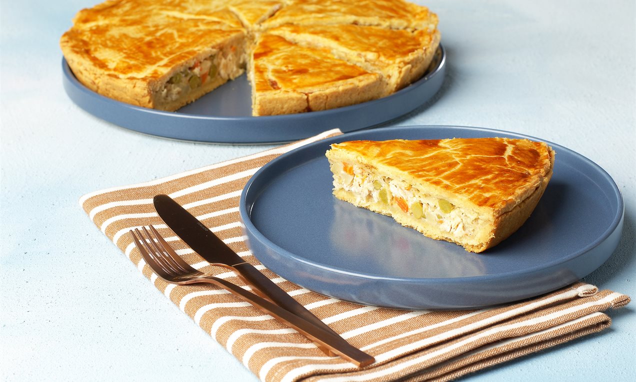 Tavuklu Sebzeli Quiche (Kiş)