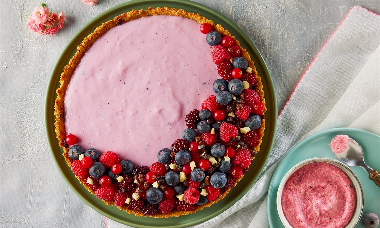 Orman Meyveli Bademli Tart