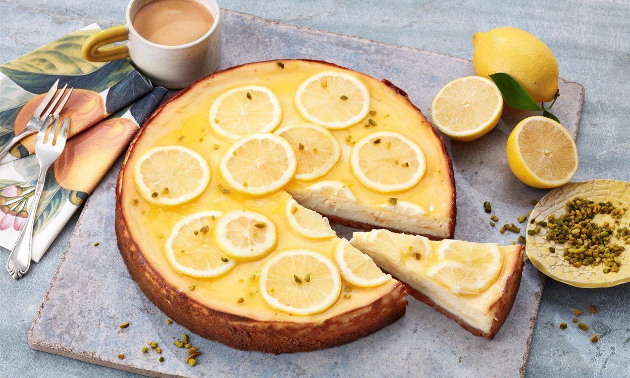 Limon Kremalı (Lemon Curd) Cheesecake