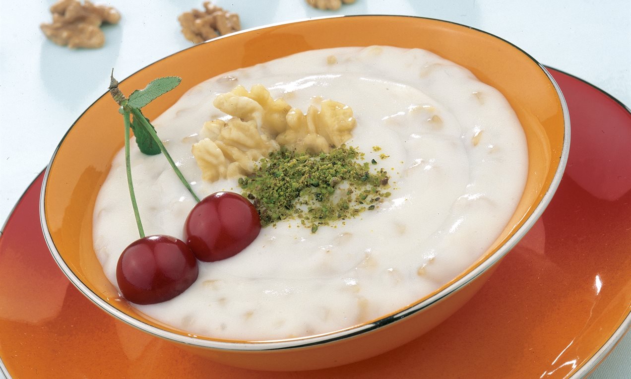 Cevizli Buğdaylı Muhallebi