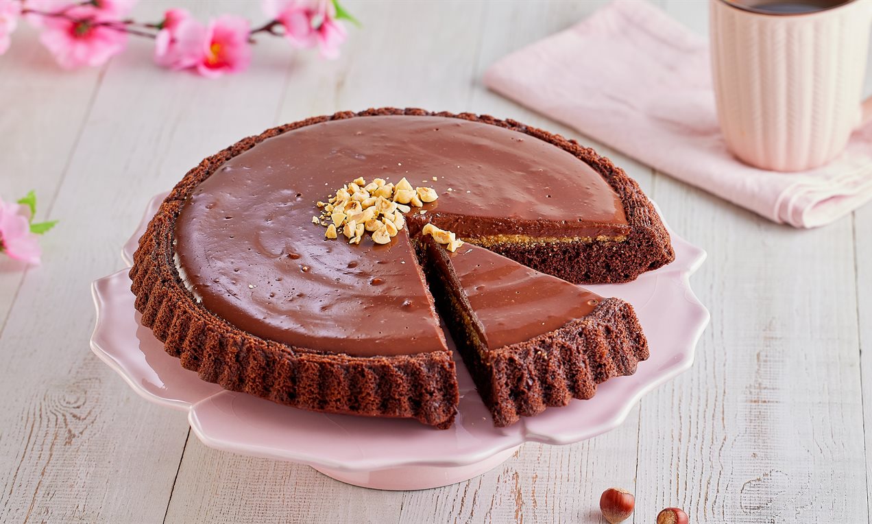 Çikolatalı Fındıklı Tart Kek