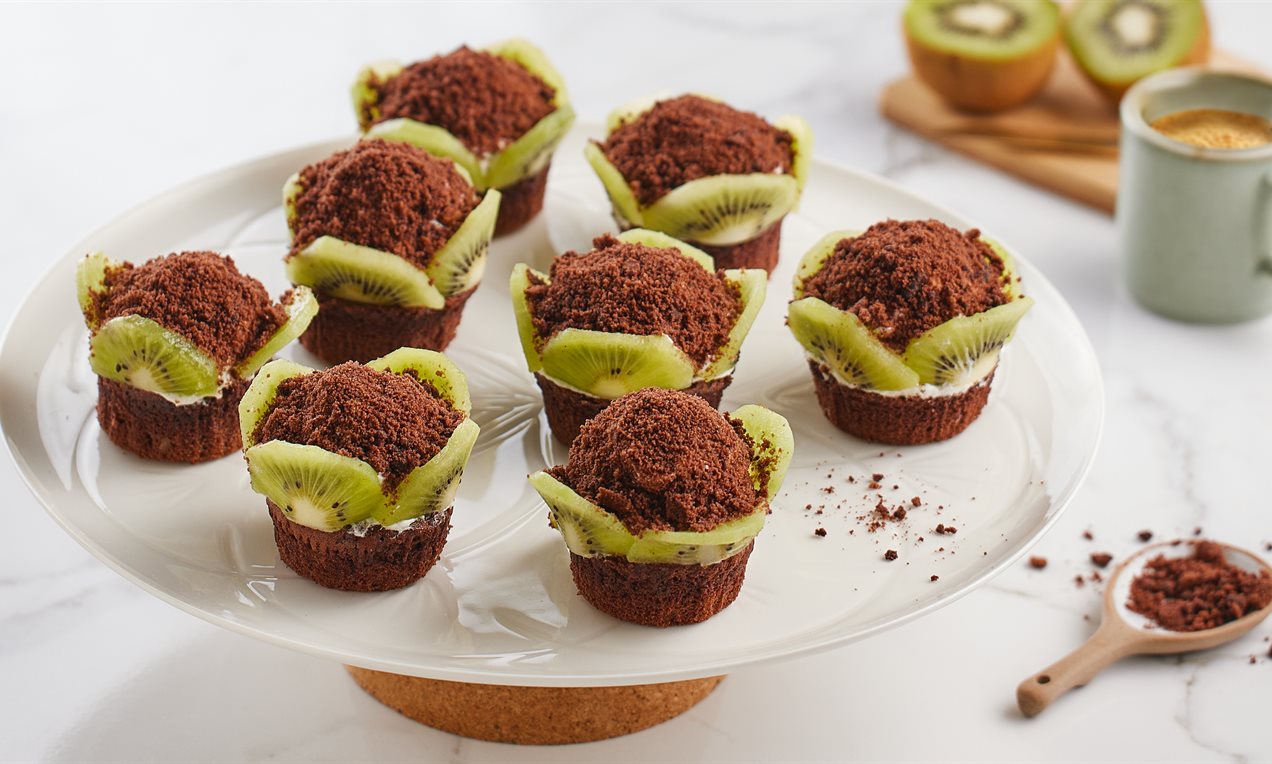 Kivili Köstebek Pasta Cupcake