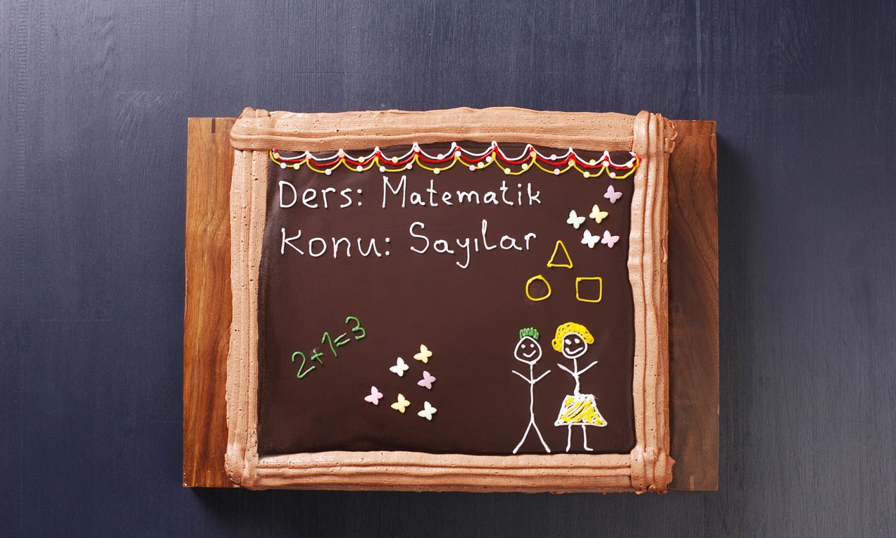 Öğretmenler Günü (Yazı Tahtası) Pastası