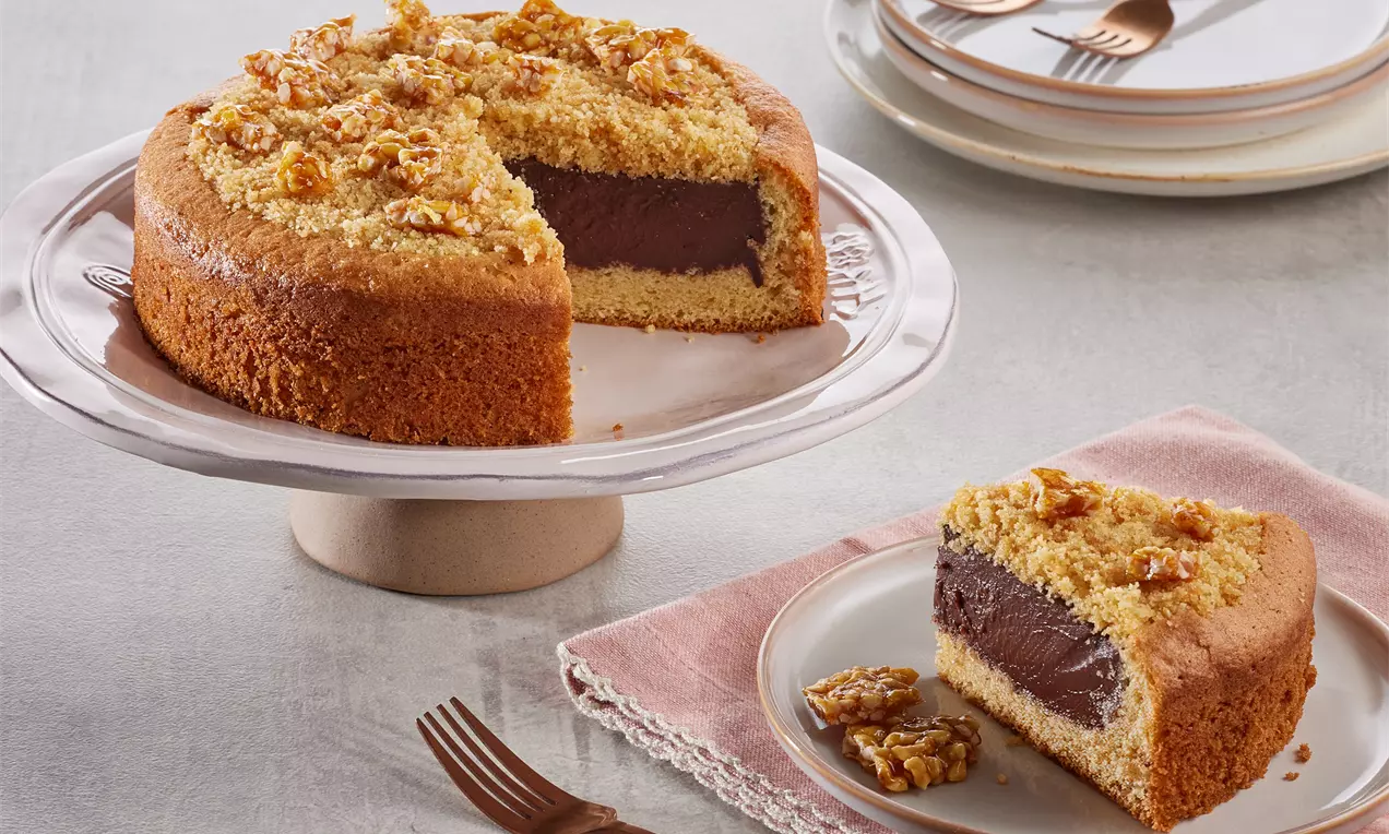 cikolatali findikli puding dolgulu kek