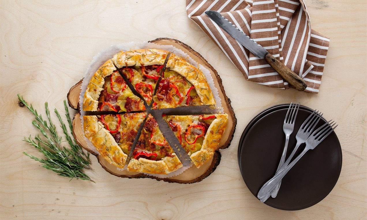 Pastırmalı Patatesli Galette