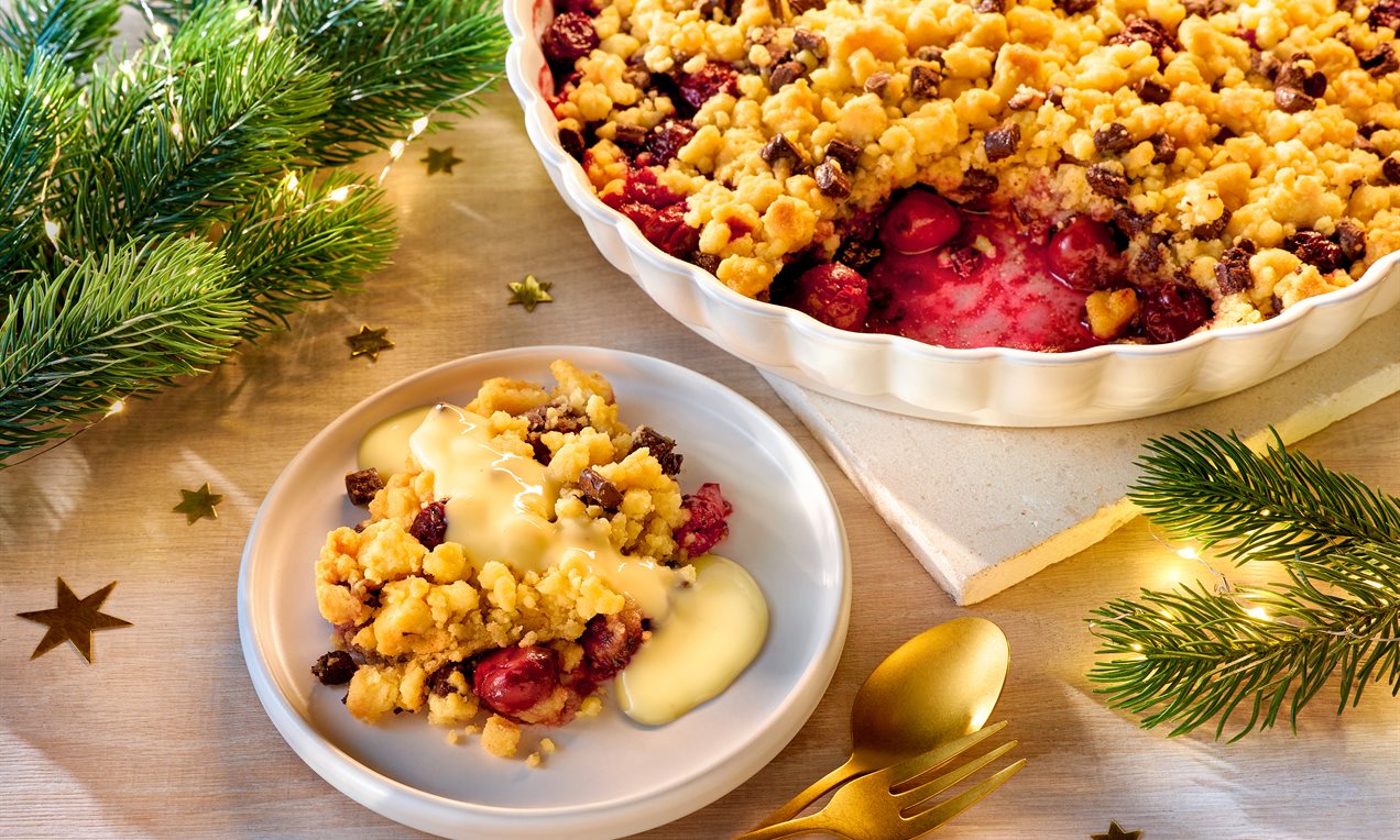 Vişneli Crumble