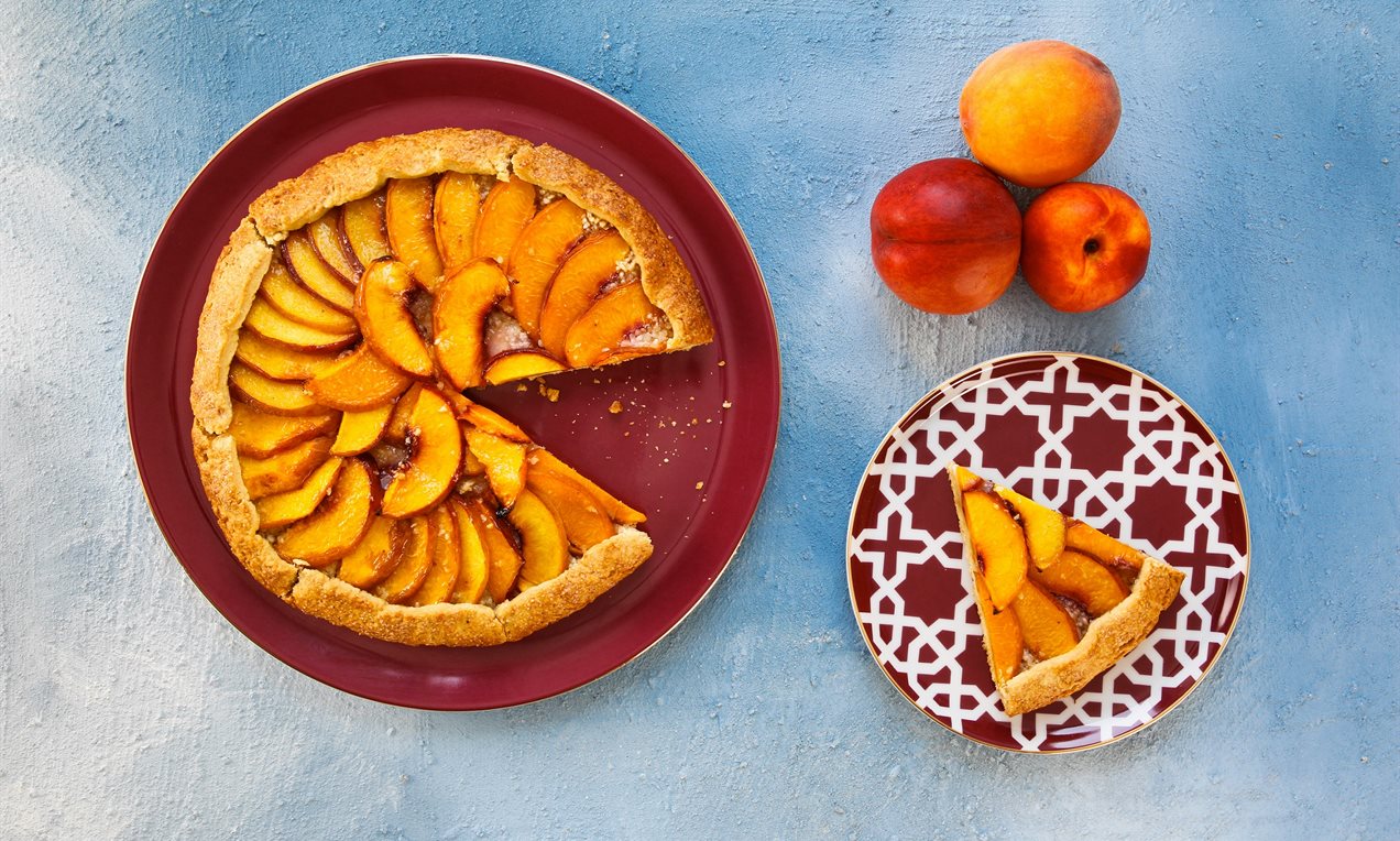 Şeftalili Galette