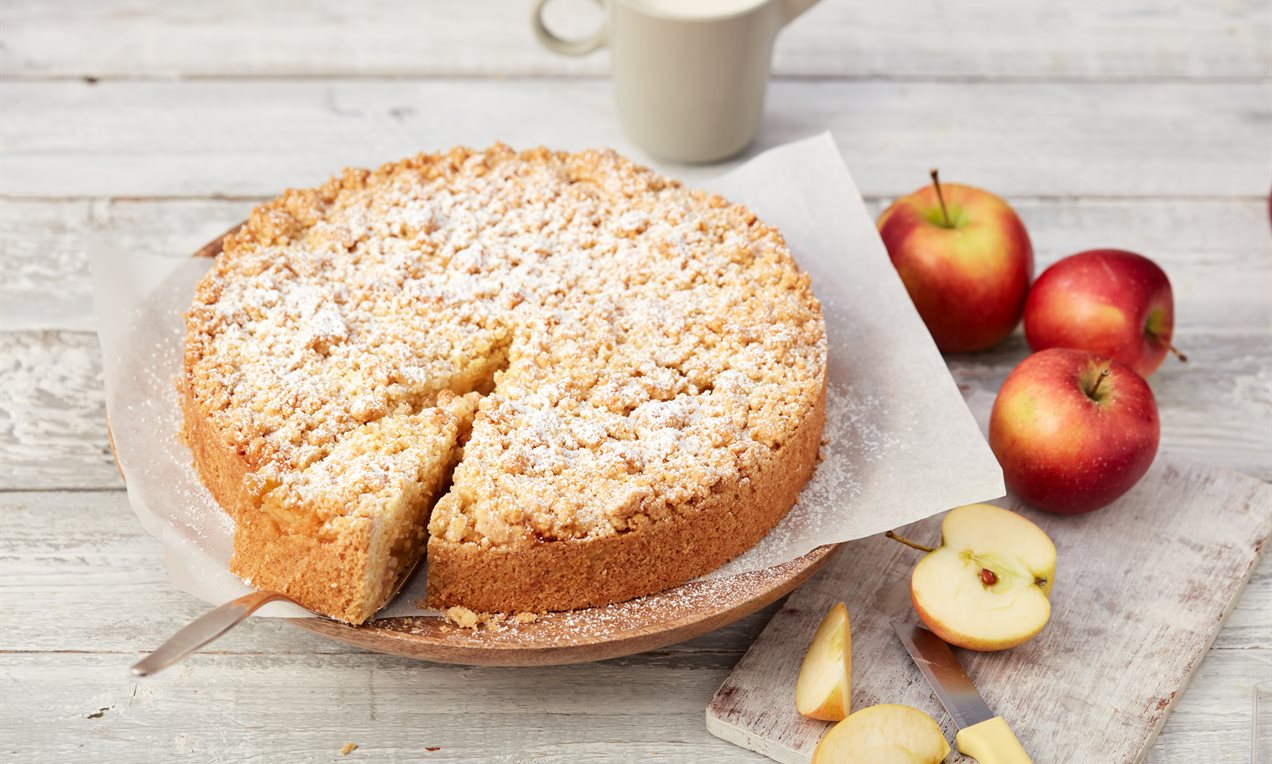 Elmalı Crumble Kek