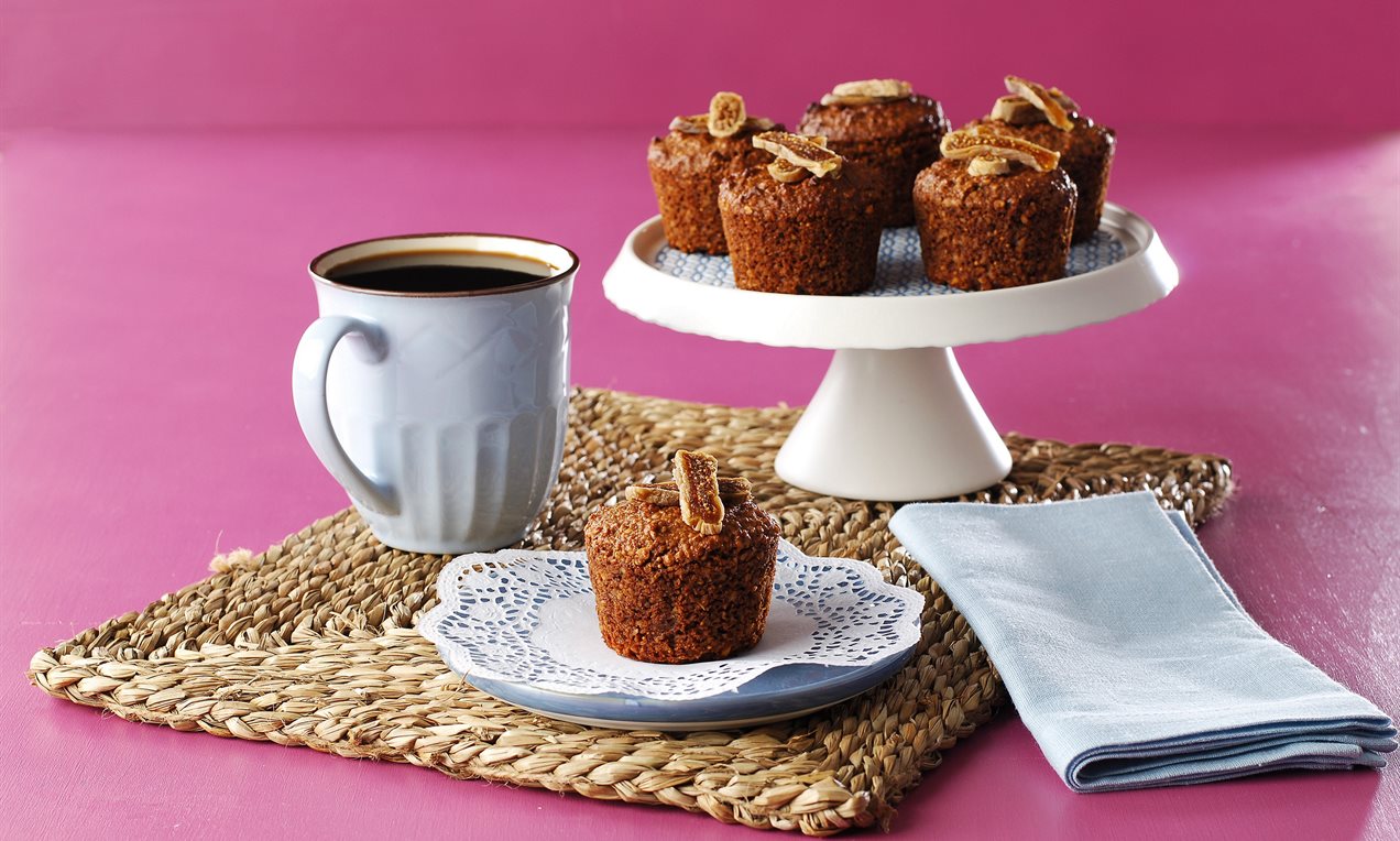 Unsuz Şekersiz İncirli Muffin