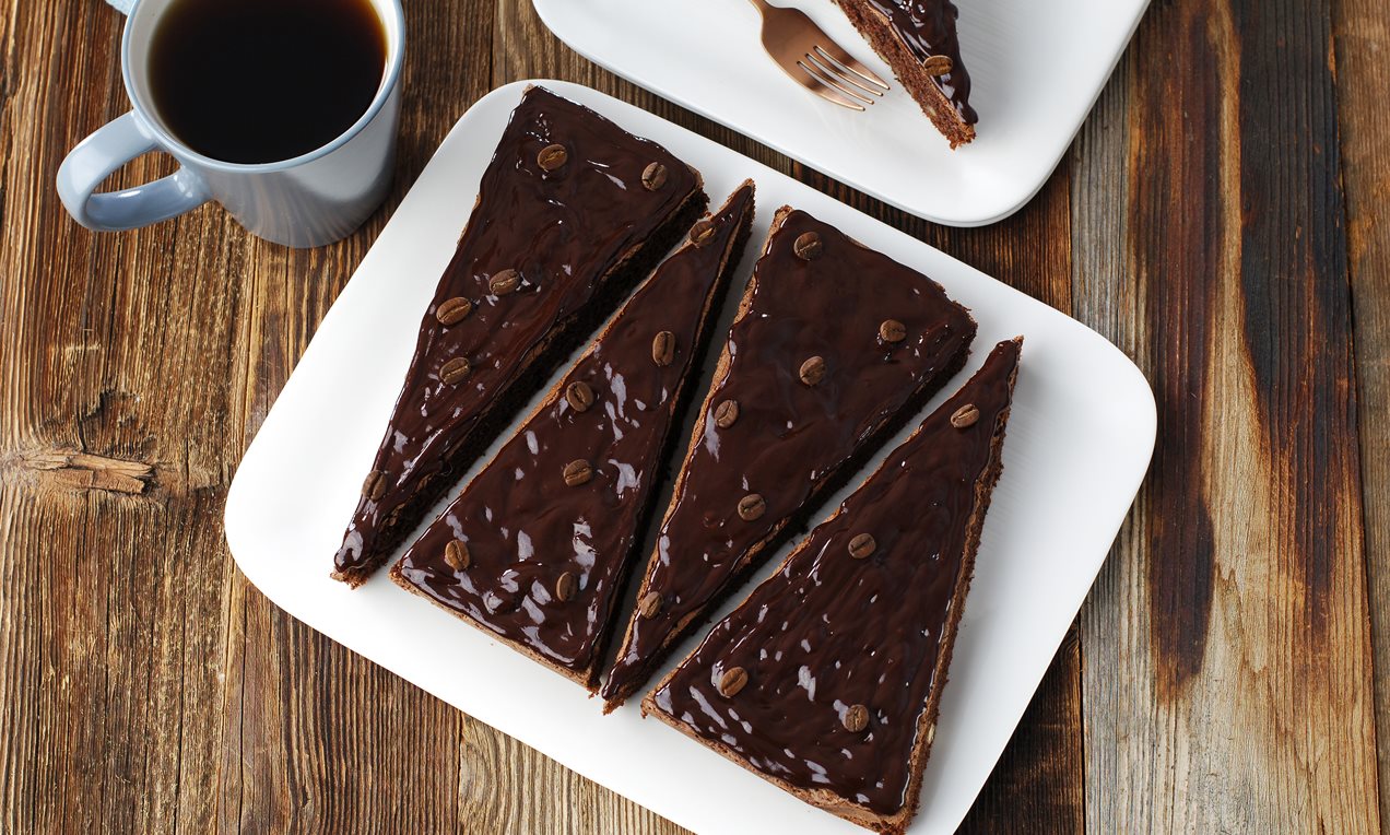 Çikolatalı Kahveli Dilim Kek