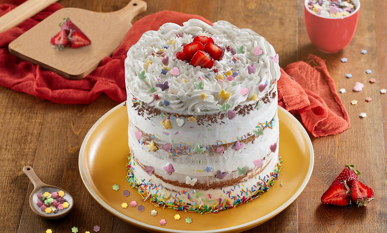 Çilekli Naked Cake