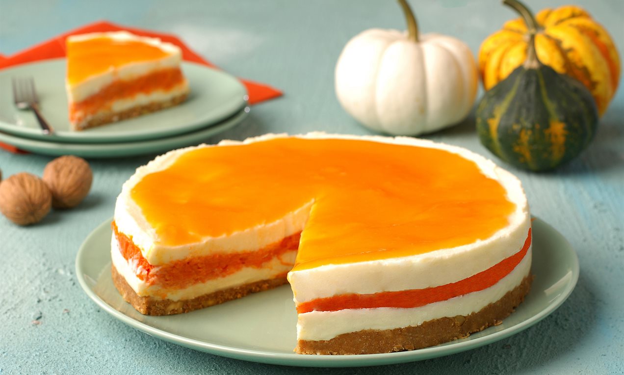 Bal Kabağı Dolgulu Cheesecake
