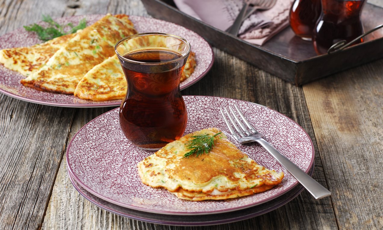 Kabaklı Dereotlu Krep