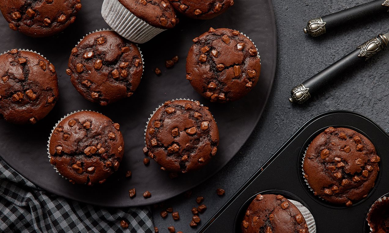 Çikolata Parçalı Muffinler