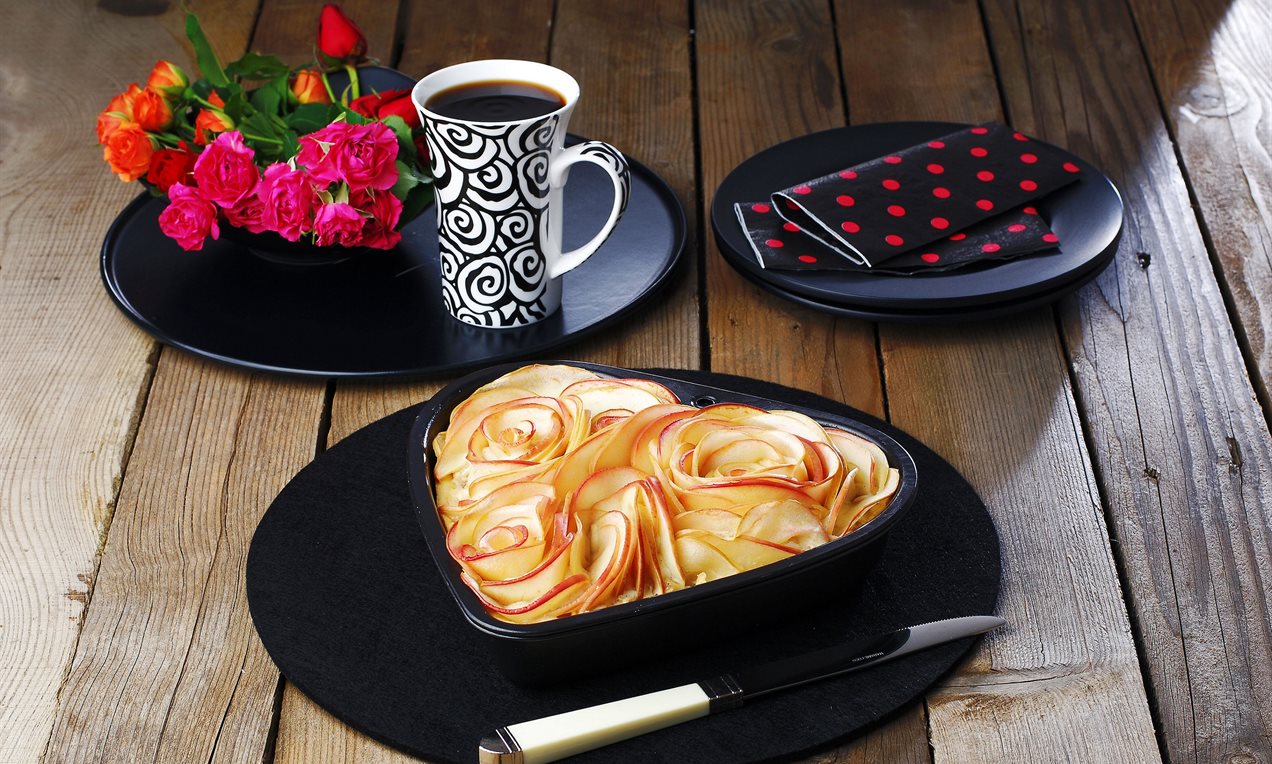 Elmalı Gül Tart
